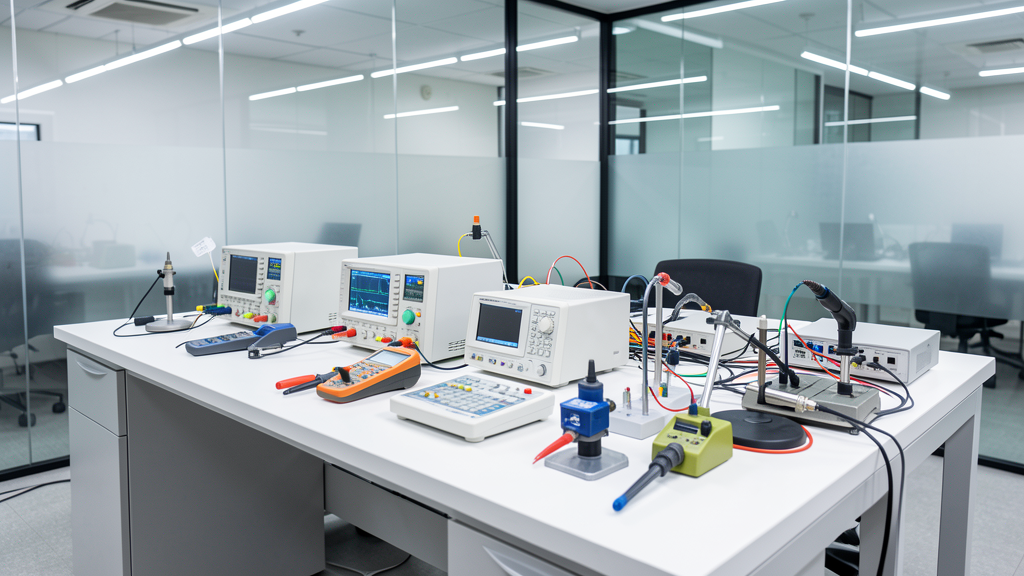 Hong Kong R&D lab — test and quality control