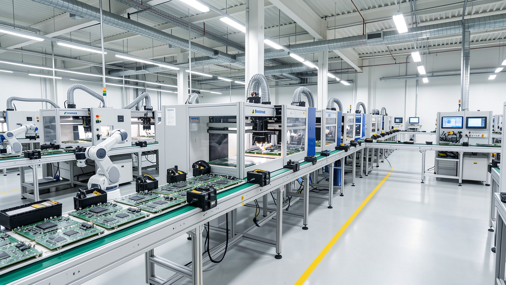 Thailand factory — SMT line, assembly and potting